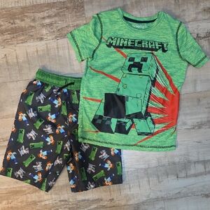 Minecraft Kids Matching Set - Green and Black